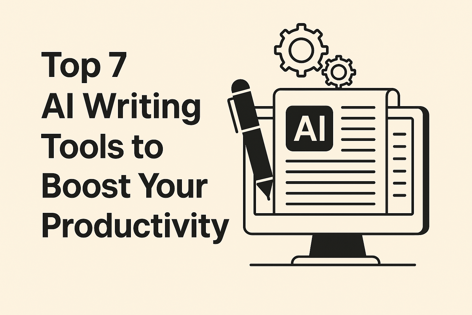 AI Writing Tools help you write faster, smarter, and better—discover 7 top tools to boost content creation and productivity.