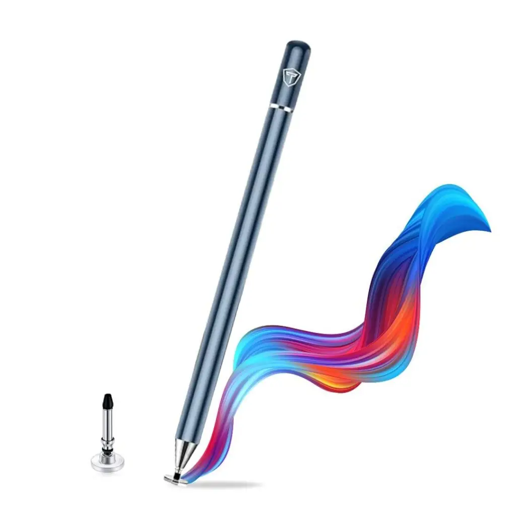 Precision Touch Stylus with Magnetic Cap for All Devices - Grey