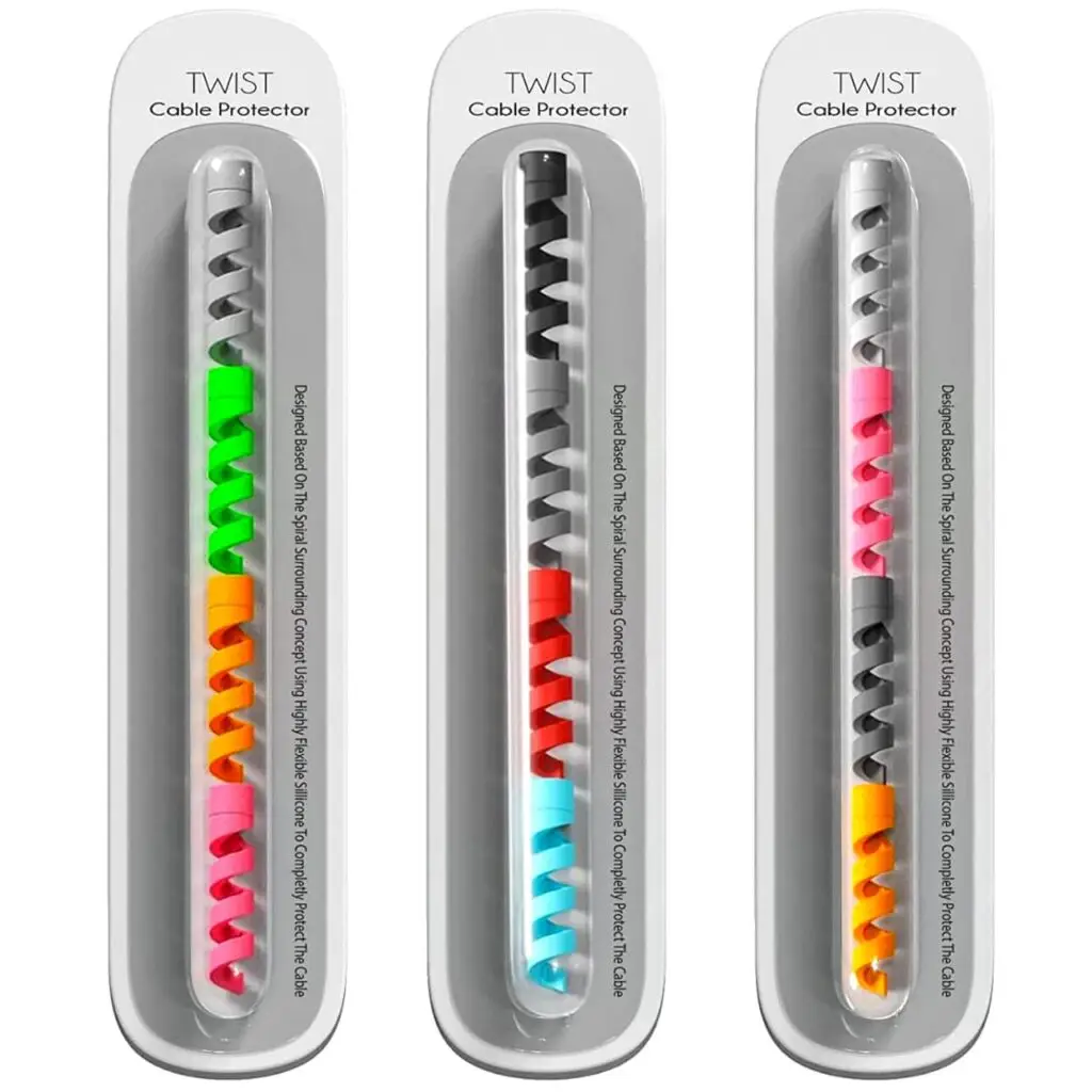 Sounce Spiral Cable Protectors: Essential Set of 12 for All Your Devices