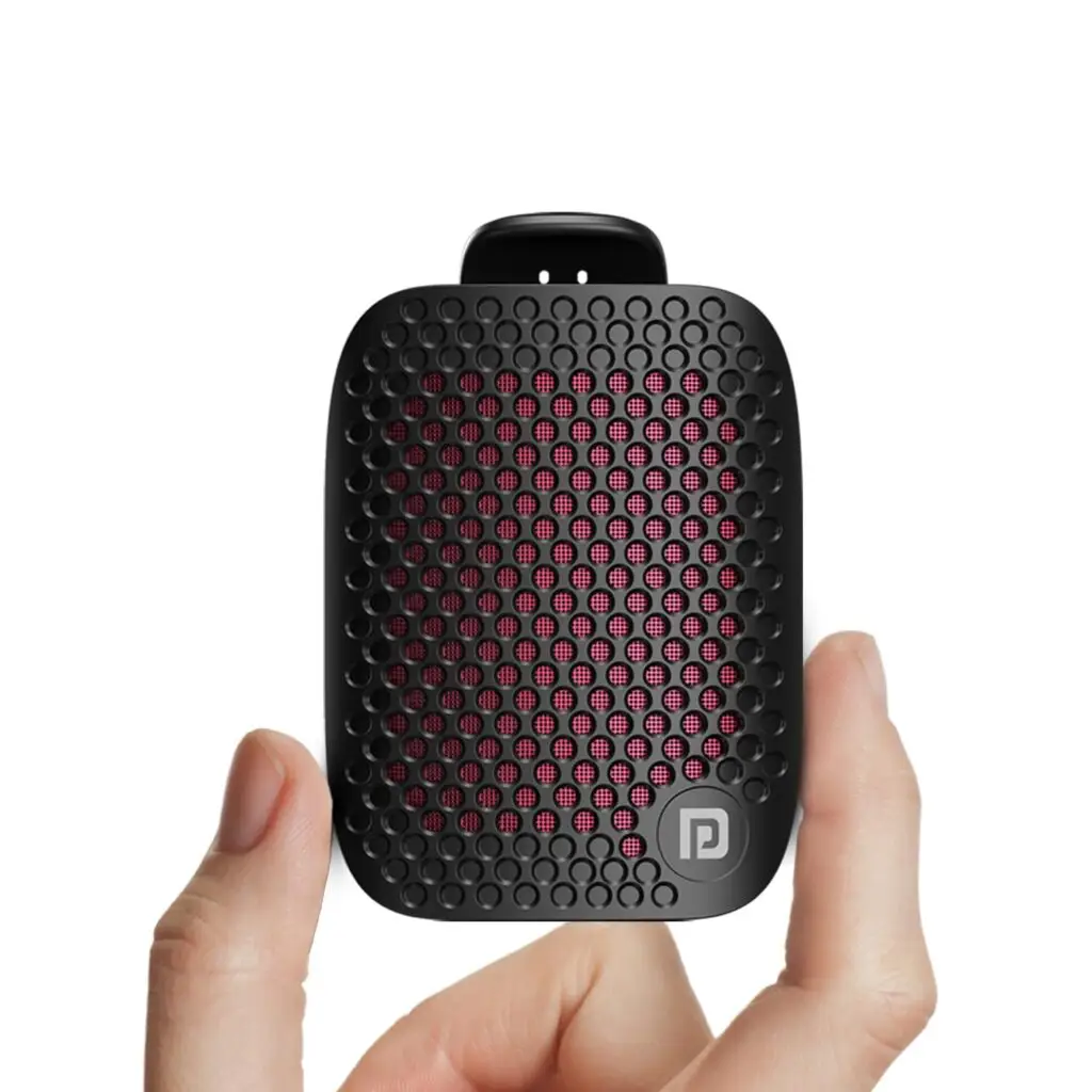 Portronics Talk Five: Versatile Clip-On Bluetooth Speaker with Mic & 10-Hour Playtime