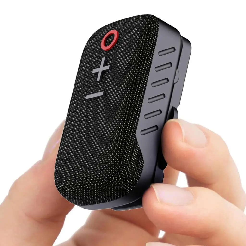 Portronics Talk Three: Clip-On Bluetooth Speaker with Mic & All-Day Battery