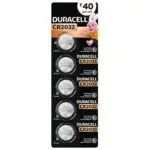Duracell CR2032: Reliable Power for Keyfobs, Scales, Wearables, and Medical Devices - Pack of 5
