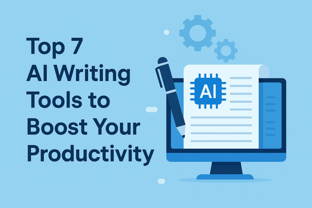 AI Writing Tools help you write faster, smarter, and better—discover 7 top tools to boost content creation and productivity.